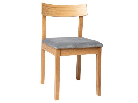 Krzesło dębowe Filip białe tło