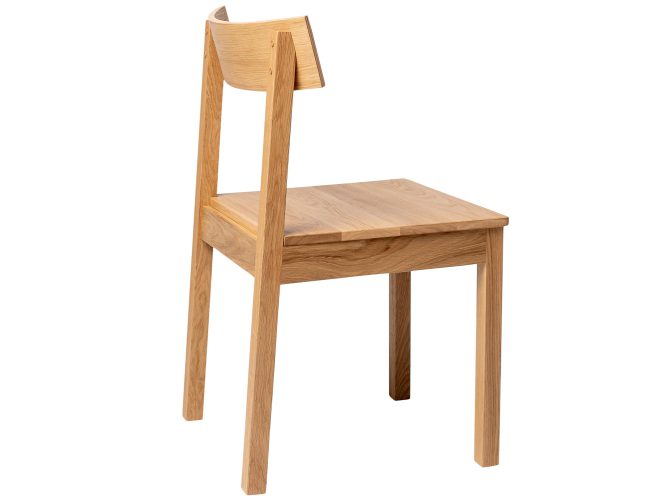 Krzesło z litego dębu Filip profil