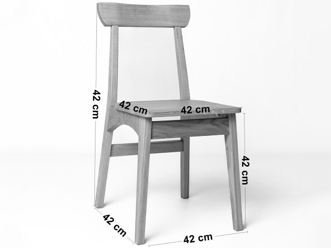 Krzesło drewniane Szymon wymiary