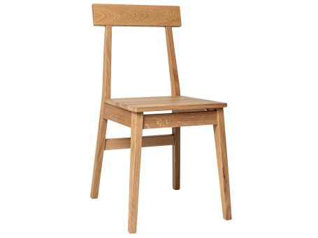 Drewniane krzesło Czarek białe tło