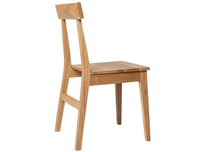 Drewniane krzesło Czarek profil