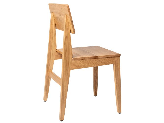 Dębowe krzesło Oliwier profil