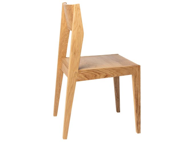Dębowe krzesło Patryk profil