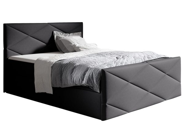 Kontynentalne łóżko białe tło ARAYA LUX