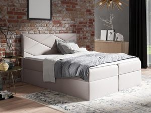Miniaturka 1 - Łóżko z Pojemnikami beż ARAYA