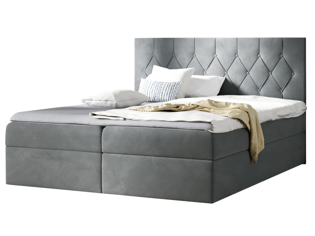 Pikowane Łóżko Kontynentalne SORIA