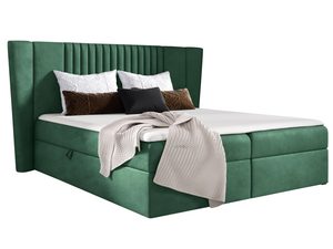 Miniaturka 4 - Łóżko kontynentalne jasny zielony tło PARLA