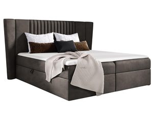 Miniaturka 7 - Łóżko kontynentalne brązowe tło PARLA