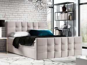 Miniaturka 8 - Łóżko kontynentalne beżowe PRINCE 1 LUX