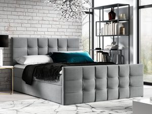 Miniaturka 3 - Łóżko kontynentalne ciemnoszare PRINCE 1 LUX