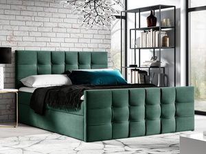 Miniaturka 5 - Łóżko kontynentalne zielone PRINCE 1 LUX