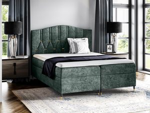 Miniaturka 4 - Łóżko kontynentalne zielone ANGELES