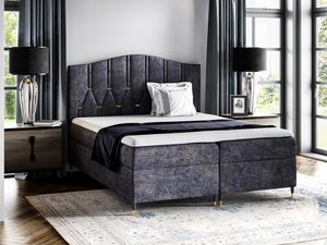 Miniaturka 5 - Łóżko kontynentalne granatowe ANGELES