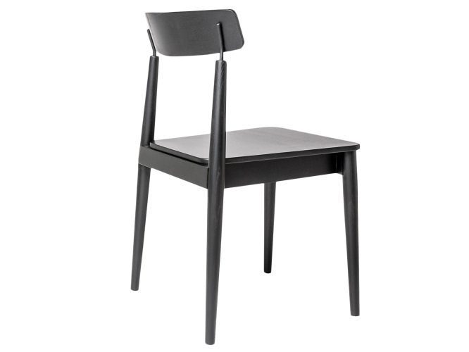Dębowe krzesło Igor czarne