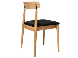 Miniaturka 8 - Krzesło dębowe tapicerowane Igor dąb naturalny