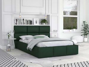 Miniaturka 6 - Łóżko z panelami zielone 140x200 MIRIAM