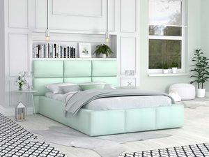Miniaturka 11 - Łóżko z panelami miętowe 140x200 MIRIAM