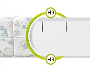 Miniaturka 10 - Materac do łóżeczka przekrój dumbo FRANKIE