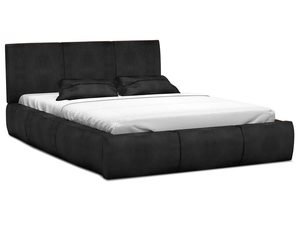 Miniaturka 8 - Łóżko stelaż+materac czarne białe tło SKYE