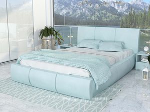 Miniaturka 14 - Łóżko stelaż+materac miętowe SKYE