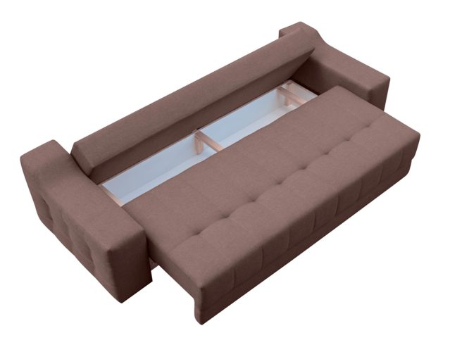 Sofa pikowana rozkładana 255cm MERIO