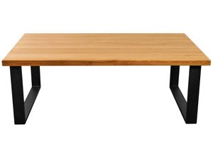 Miniaturka 2 - Drewniany stolik kawowy na metalowych nogach FRIDO