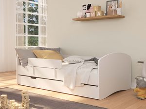 Miniaturka 2 - Łóżko dziecięce z barierką aranżacja DERVIS