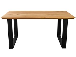 Miniaturka 10 - Nowoczesny stół drewniany z metalowymi czarnymi nóżkami