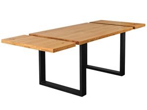 Miniaturka 6 - Stół drewniany industrialny rozkładany HELIOS
