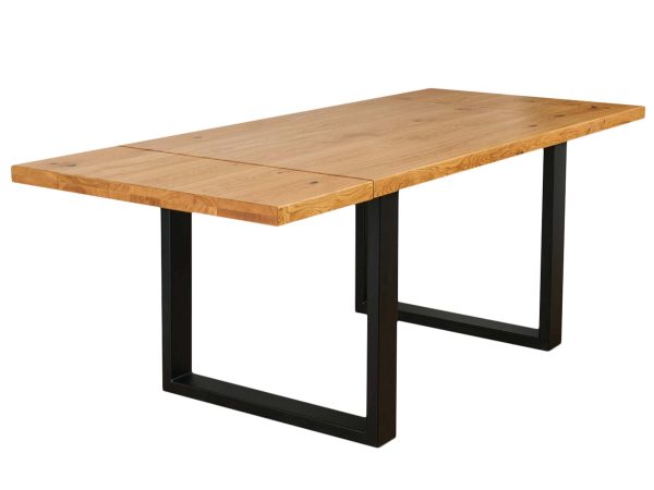 Stół drewniany industrialny rozkładany HELIOS