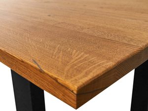 Miniaturka 4 - Stół drewniany na metalowych nogach