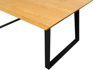 Miniaturka 1 - Stół drewniany na metalowych nogach ASMARIS nogi