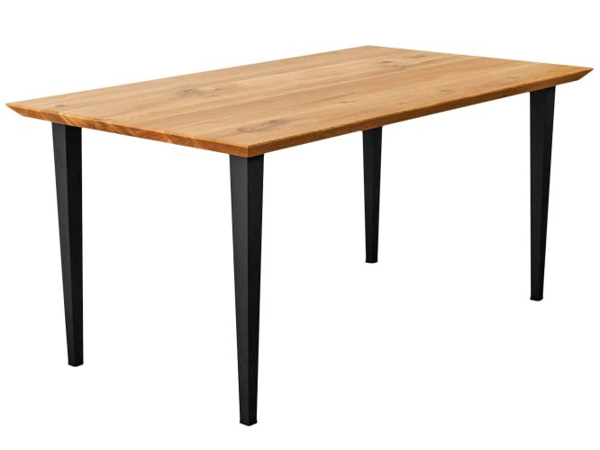 Stół drewniany na metalowych nogach w stylu loft CAPRI