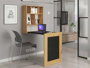 Miniaturka 4 - Kompaktowe biurko rozkładane artisan rozłożone SARI