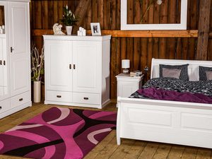 Miniaturka 4 - Komoda bieliźniarka z szufladami biała aranżacja zbliżenie ANADI