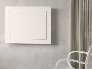 Miniaturka 7 - Wiszące biurko rozkładane białe zbliżenie SIMS