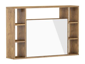 Miniaturka 3 - Biurko wiszące rozkładane burgundzki biały połysk WAN