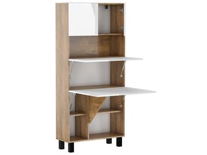 Miniaturka 7 - Nowoczesne biurko rozkładane open ikonka burgundzki CHAN