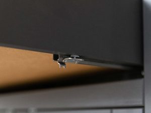 Miniaturka 7 - Klasyczny słupek do salonu grafit cichy domyk INGRID