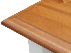 Miniaturka 5 - Ława do salonu w klasycznym stylu biała dąb krawędź INGRID