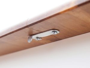 Miniaturka 14 - Stół rozkładany biały z drewna litego biały dąb zatrzask INGRID