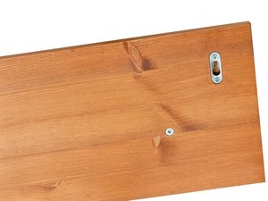 Miniaturka 4 - Klasyczna biała półka drewniana biały sosna ANADI