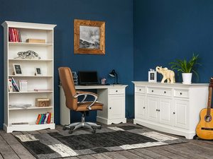 Miniaturka 6 - Solidna komoda z drewna litego biały meble do pokoju INGRID