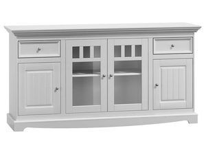 Miniaturka 1 - Duża komoda vintage biała INGRID