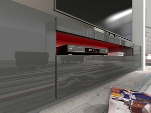 Miniaturka 8 - Nowoczesna szafka RTV zbliżenie LUMA