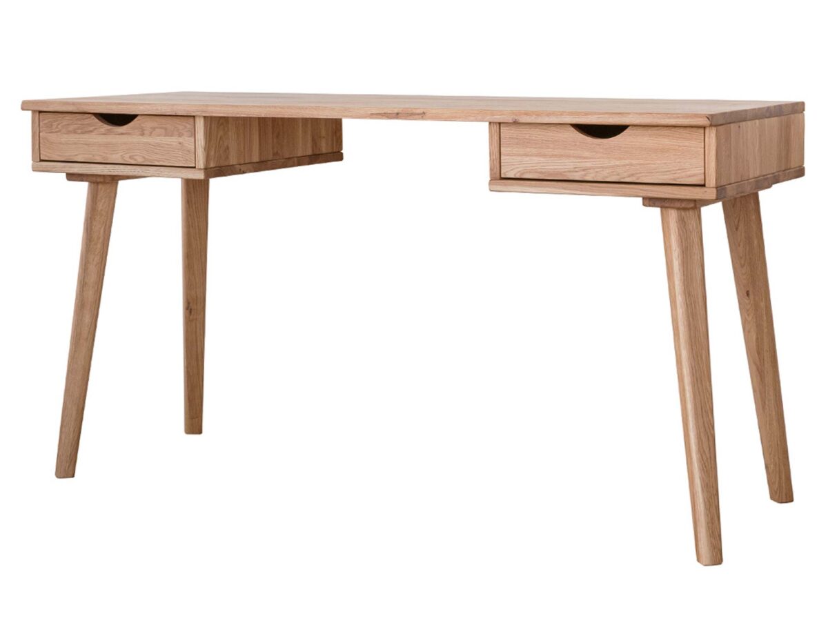Drewniana toaletka biurko z szufladami Lina 2