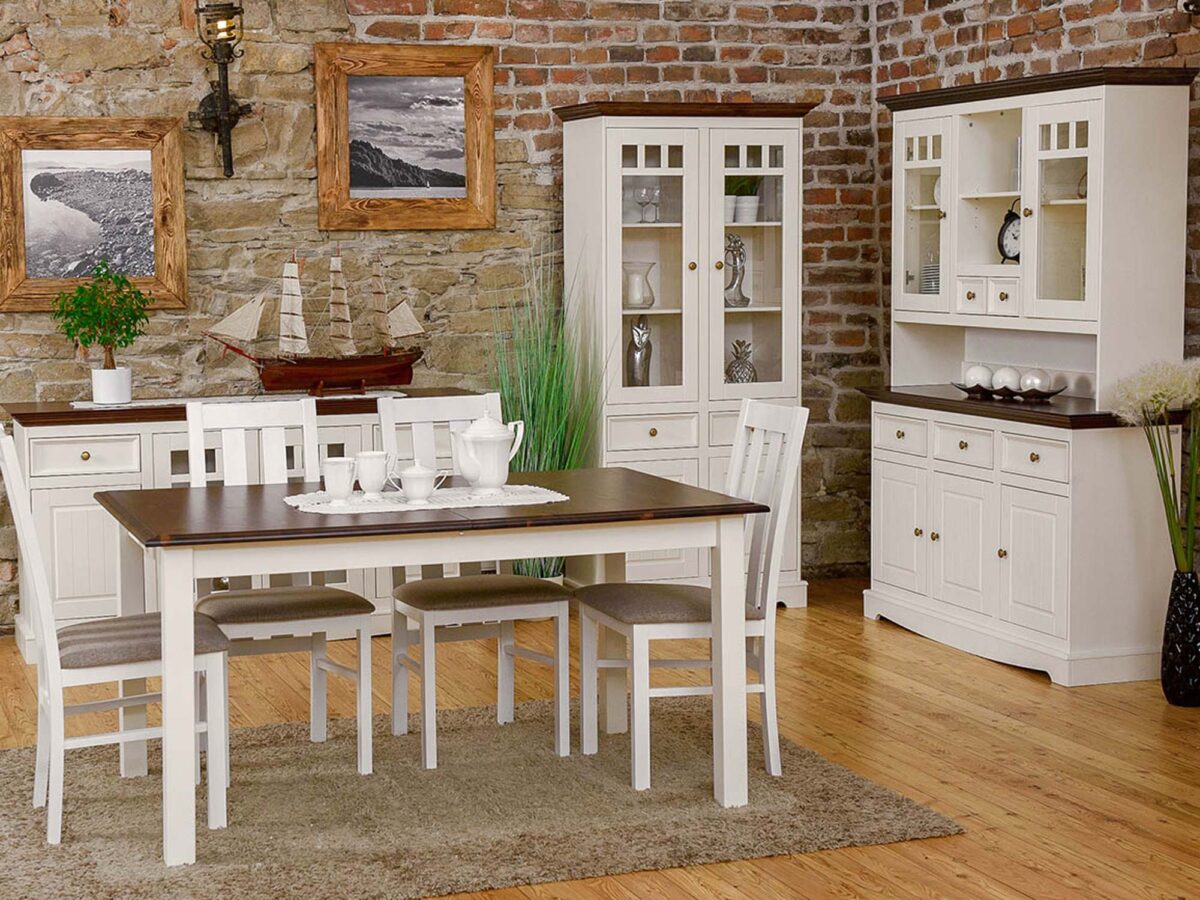 Kredens biały orzech jadalnia INGRID