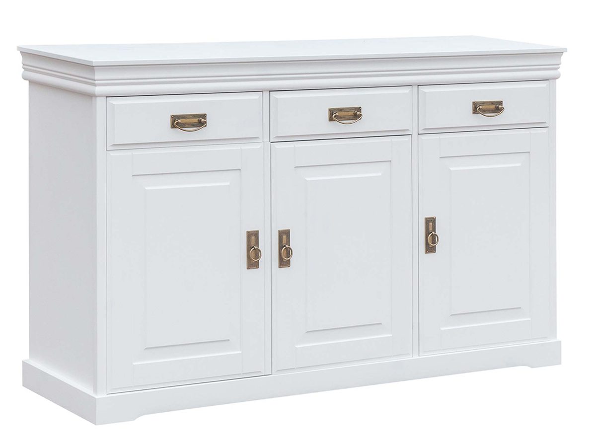 Biała komoda do klasycznego wnętrza ANADI