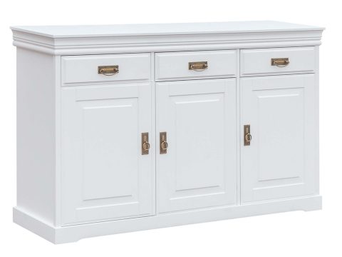 Biała komoda do klasycznego wnętrza biały ANADI