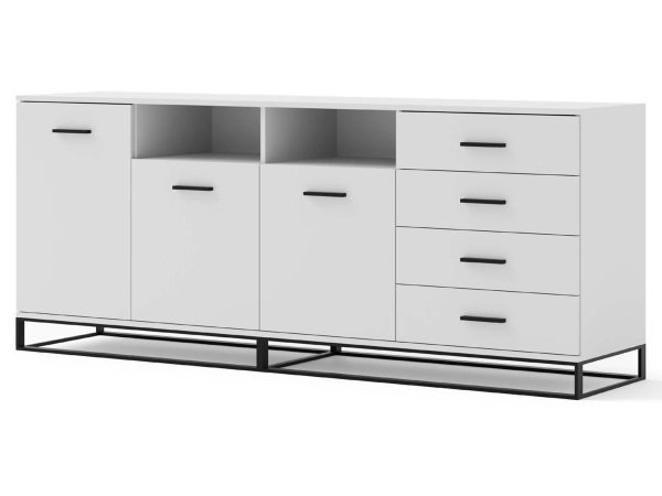 Biała komoda do salonu miniaturka ERSOY